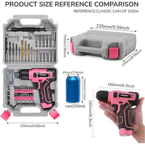 Ensemble d'outils électriques 8V, outil de réparation domestique, tournevis électrique avec embouts de perçage multiples, kit d'outils de quincaillerie