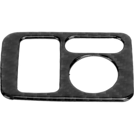 Manette de réglage rétroviseur garniture carbone souple, couvre-bouton électrique adaptable Honda CR-V 2007-2011 (1/5)