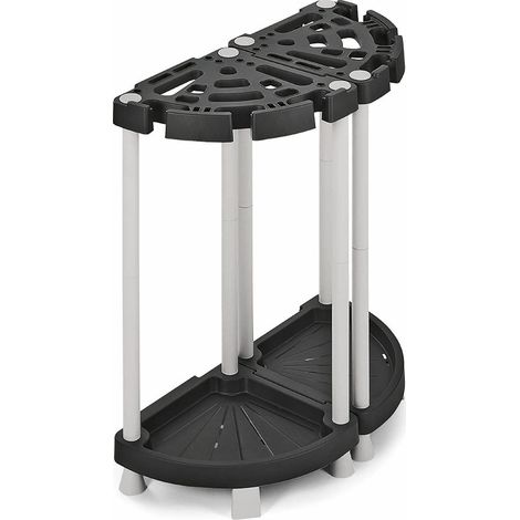 Gartengerätehalter aus Aluminium/PVC, 73 x 37,5 x 77,5 cm, ProGarden