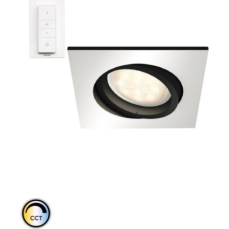 Philips Spot LED Intégré Chrome Carré Moderne (1/4)