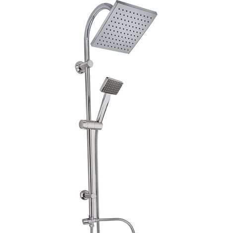 Colonna doccia Victor adattabile a fori preesistenti soffione quadrato 20x20 (1/2)