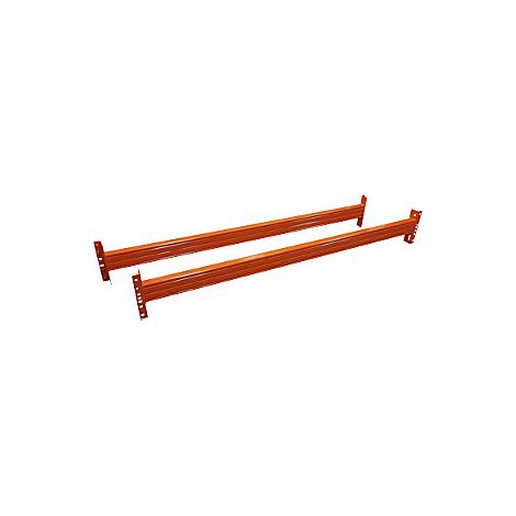 Soportes de apoyo  1 par  naranja puro RAL 2004  longitud 1825 (1/2)