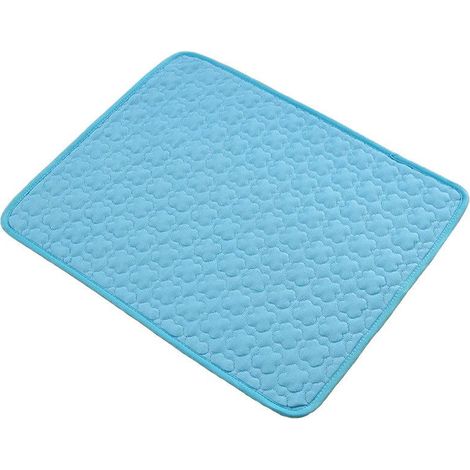 Tapis rafraîchissant pour chiens et chats, pare-soleil respirant, coussin de glace lavable, siège auto/canapé pour animaux de compagnie (1/3)