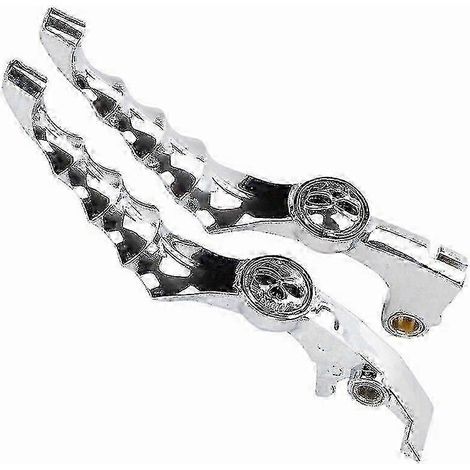 Leviers de frein et d'embrayage uniques en forme de crâne de zombie pour moto Honda Shadow Spirit Magna Vt 600 750 1300 1100 Cb Vf Vtx Cruiser Chopper( ) (1/5)