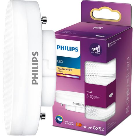 LED Philips LED 77371700 N/A N/A 5.5 W = 40 W blanc chaud (Ø x L) 7.5 cm x 2.55 cm 1 pc(s) A001112