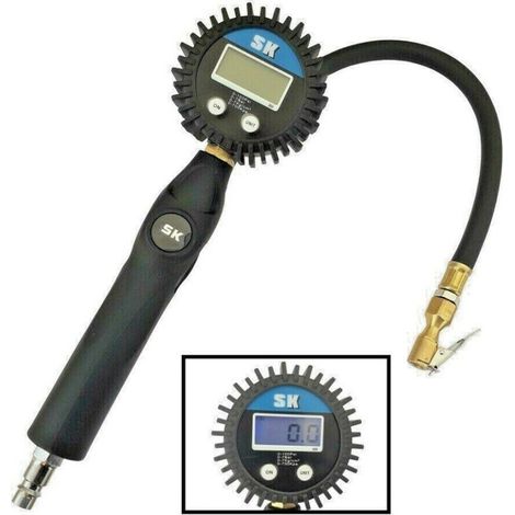 Trade Shop - DIGITALER REIFENDRUCKMESSER LCD-ANZEIGE AUTO MOTORRAD MOTORRAD WOHNMOBIL - (1/3)