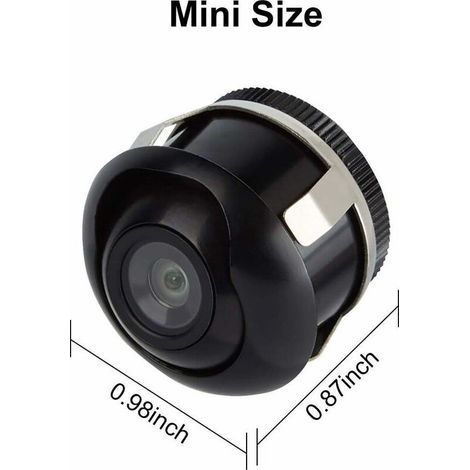 Universal-Rückfahrkamera, Mini-Rückfahrkamera, Weitwinkel, Nachtsicht, wasserdicht, Parkkamera, 360°-Drehung – (1/3)