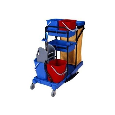 Chariot d'entretien plastique/acier mathis