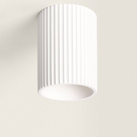 Aplique de Techo Yeso Colum Blanco