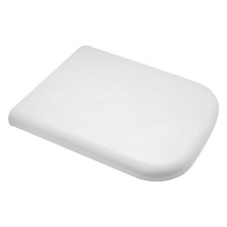 Sie'ge de toilette Rak Caroline en thermodurcissable blanc 42,5-43,5 x 34,5 cm avec charnie'res en C re'glables, sie'ge de toilette de remplacement pour salle de bain