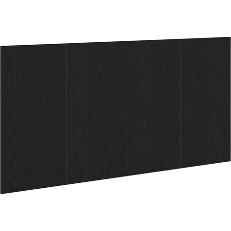 Testiera del letto con testiera Rovere Nero 160 x 1.5 x 80.5 cm vidaXL