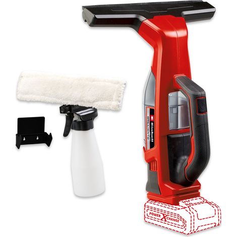 Einhell 18v Cordless Window Cleaner Vacuum BRILLIANTO Power X-Change + Cloth (1/5)
