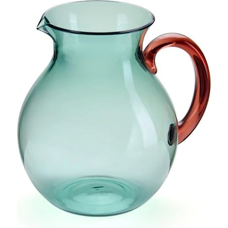 GUZZINI Caraffa "Balloon" 2 Lt in Plastica a Base Biologica Verde – Caraffa Leggera e Pratica per Cucina e Tavola