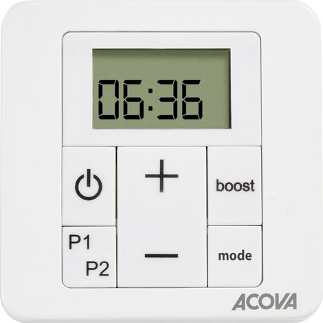 Acova – Radiateur électrique vertical 1000W – Inertie fluide – Acier avec traitement anticorrosion – Télécommande programmable (1/4)