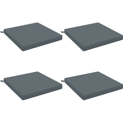 Cuscini per Seduta SOEST 4 pz 100% Poliestere Blu vidaXL
