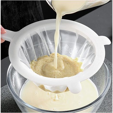 Beyamis Passoire nylon ultra-fine 80mesh - Mini ergonomique pour jus lait (1/5)