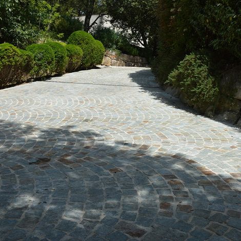 Pavé en Gneiss des Alpes - Couche 1m² (1/3)