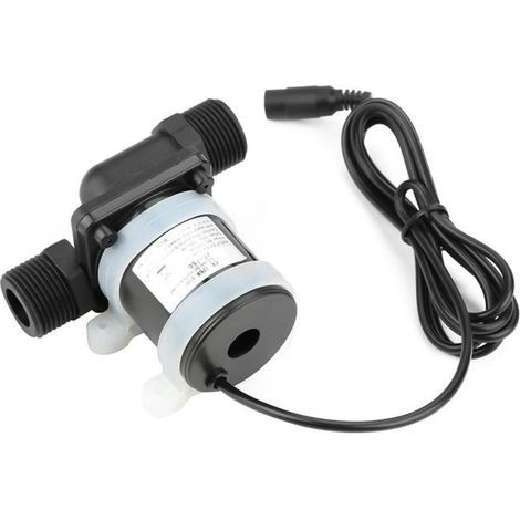 Mini DC 12V Water Pump -40℃100℃ Flow Circulation Water Pump, Brushless Domestic Hot Water Circulator (1/5)
