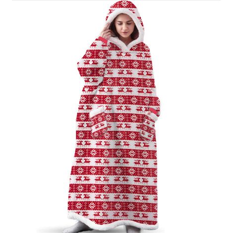 Couverture portable en microfibre surdimensionnée, taille unique, cape à capuche pour maison, 150 cm, vêtement décontracté extensible