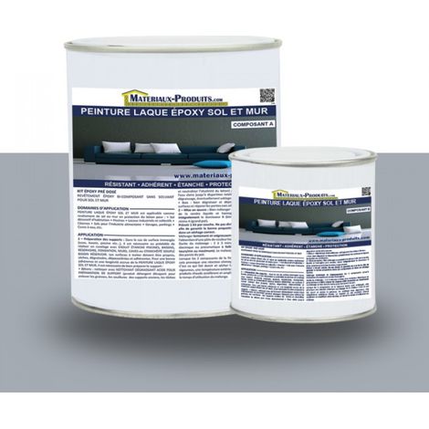 Peinture laque Epoxy Sol et Mur - 5 Kg Gris béton - MATPRO (1/5)