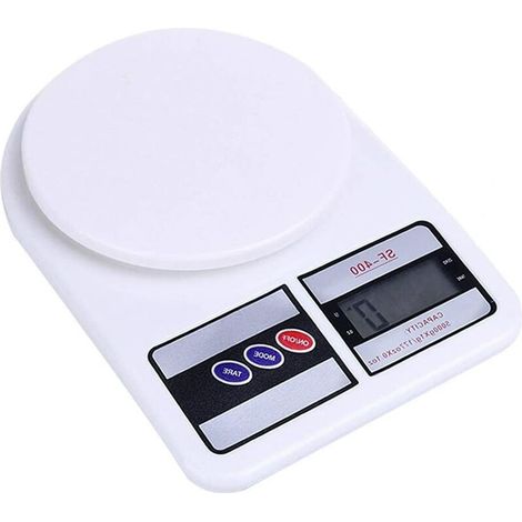 VURAHOME - 10kg, Balances électroniques de cuisine, balances électroniques pour aliments domestiques, contrôle tactile intelligent, balances de cuisine numériques haute précision, alimentées par batte