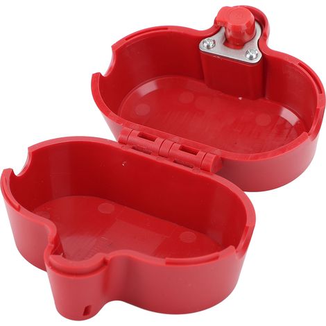 Coffret de verrouillage de prise avec noyau de serrure intégré, cadenas électrique pour prises industrielles ou bornes diverses (1/5)