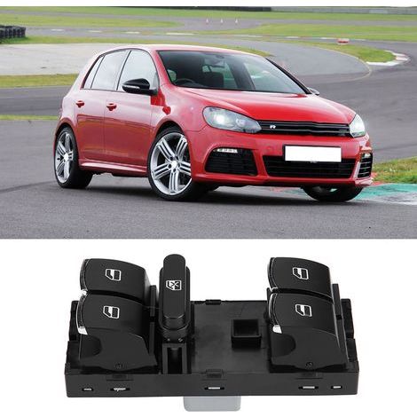 Interrupteur de Fenêtre Commande Commutateur pour Volkswagen MK5 MK6 avec Panneau Bouton 5ND 959 857 ABS Noir (1/5)