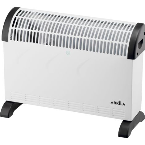 Convecteur Fail 2000w Blanc 3puissances Thermostat réglable, Protection surchauffe, Poignée et fonction Turbo 39x53x20cm
