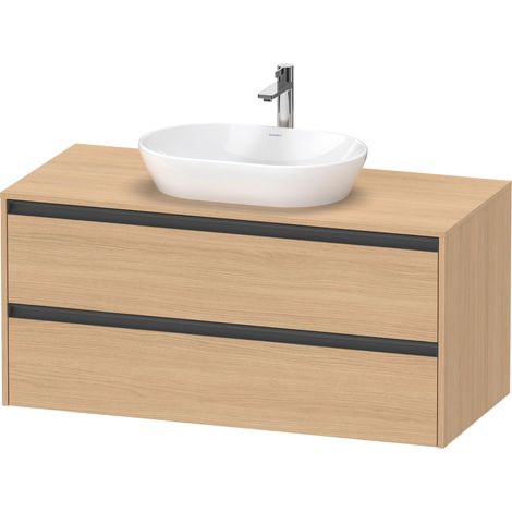 Lavabo consola Ketho.2 de Duravit, suspendido, 1200x568x550mm, 2