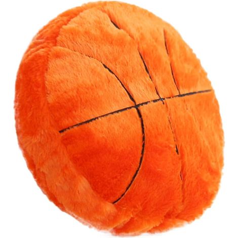 Coussin ballon de football, basketball et rugby en peluche douce et confortable, cadeau original pour les fans de sport, idéal pour la maison. Coussin ballon élastique rembourré, parfait pour les amat (1/5)