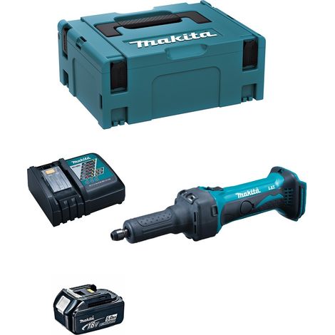 Amoladora Recta MAKITA DGD800RTJ1 (1 x 5,0 Ah + DC18RC + MAKPAC 2) (1/5)