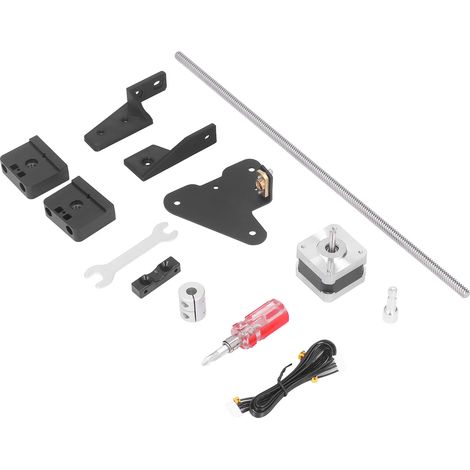 Kit de mise à niveau pour imprimante 3D : kit de moteur pas à pas double axe Z avec guide-roulement à vis mère T8 (1/5)