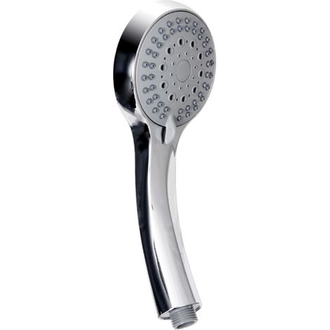Doccetta a 5 getti Mod. Sassari in ABS finitura cromo per doccia vasca da bagno 99,5 mm anticalcare (1/2)