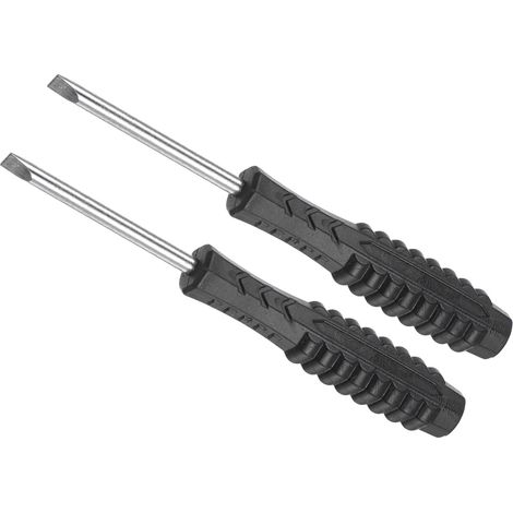 2 Pièces. Mini Tournevis à Fente Taille 4,0 mm Acier au Carbone (1/5)