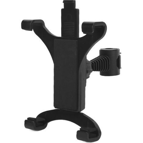 Support noir fixation Accessoire universel pour tablette, sur appuie-tête de voiture, siège arrière.