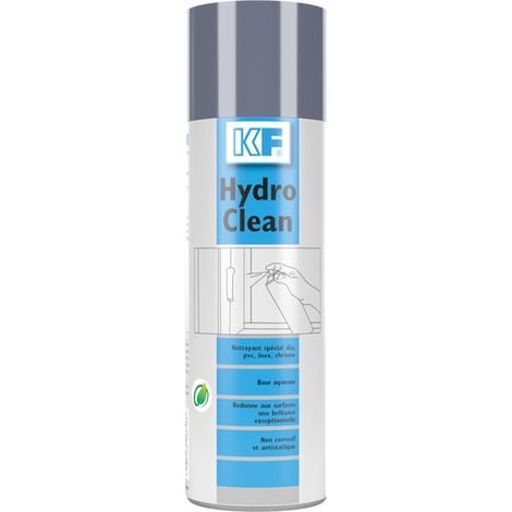Nettoyant aérosol non corrosif 500 ml – Dégraissant pour PVC, aluminium, acier inoxydable et chrome – Barrière protectrice non grasse – KF
