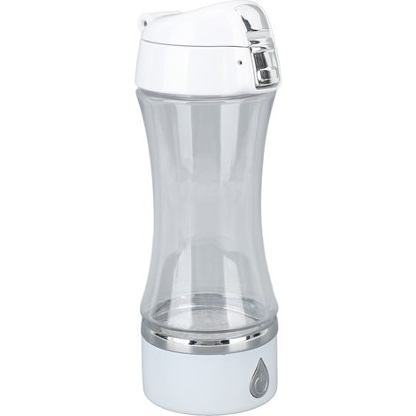 Bouteille d'eau à hydrogène 420 ml rechargeable avec technologie SPE, gobelet portable riche en hydrogène pour la maison et l'extérieur, blanc (1/5)