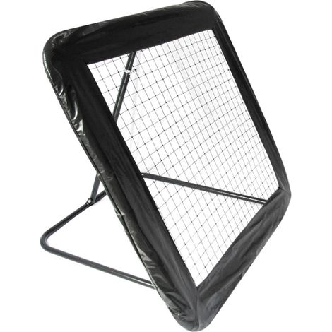 Rebounder - Fußballtor - 124x124 cm - schwarz