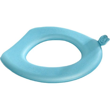 Coussin De Siège De Toilette - EVA Imperméable - Universel 41,5 x 38 cm - Bleu - 1 Pièce (1/5)