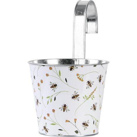 Element dekorativ esschert-design bee print Zink 27x15.9 cm (1/5)