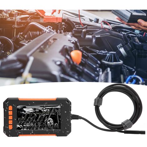 P40 2 m 4,3 Zoll IP67 Industrielles HD-Handendoskop mit Bildschirm für Fahrzeug- und Rohrleitungsinspektion Orange (1/5)
