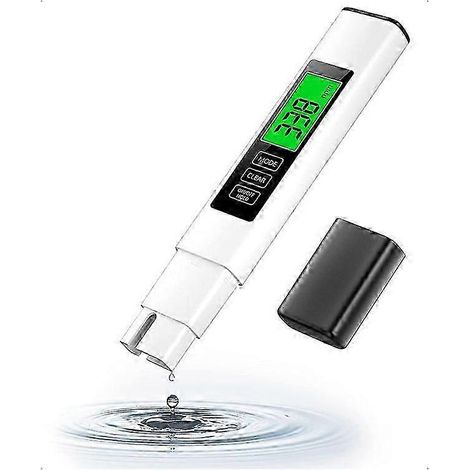 3-in-1 TDS-Wasserqualitätstester, hochpräzises digitales Wassertestgerät für Trinkwasser, Wassertester-JXLGV (1/5)