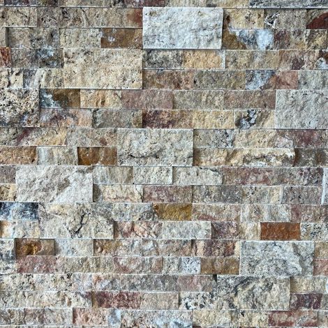 Angle Plaquette de parement Deco Panel Travertin Colorado - 32,9x15,2 cm - Ti'ma Stone (1/3)