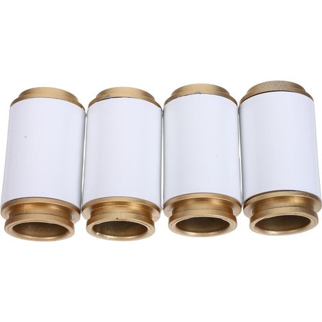 de Tringle Rideaux en Fer Forg Blanc Ivoire 22 MM Lot de 4 (1/5)