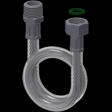 Tuyau KWC, G1/2xG1/2B, 220 mm, DN8, droit, 2030012248 (1/2)