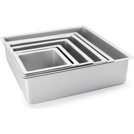 Ibili Stampo per torta extra alto argento 12,5 cm