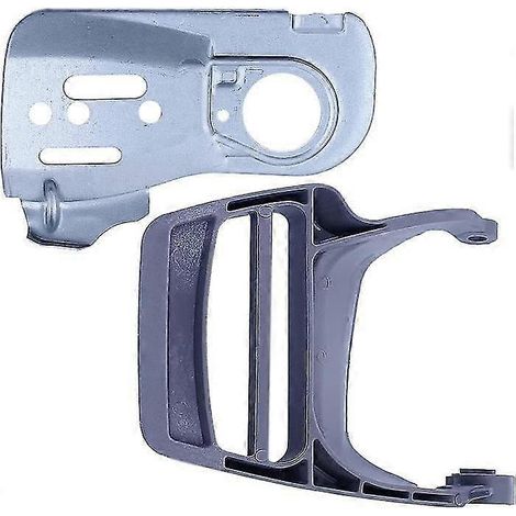 Plaque de frein de chaîne pour guidon compatible avec Husqvarna 445 450 445e 450e - Protection de chaîne (1/4)