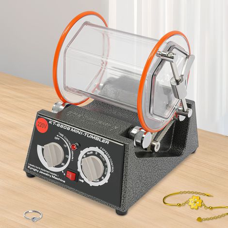 60W Elektrische Poliermaschine Schmuck Polierer Tischschleifer 500-3000RPM 220V (1/5)