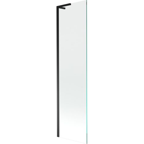 Mexen Next L paratia per vasca da bagno a 1 anta 50 x 150 cm, trasparente, nero - 895-050-000-03-00-70 (1/5)
