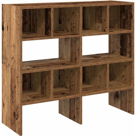 2pcs Étagères à chaussures empilables, Range-chaussures vieux bois 89,5x30x40 cm fr6876 - Maison La Vie (1/5)